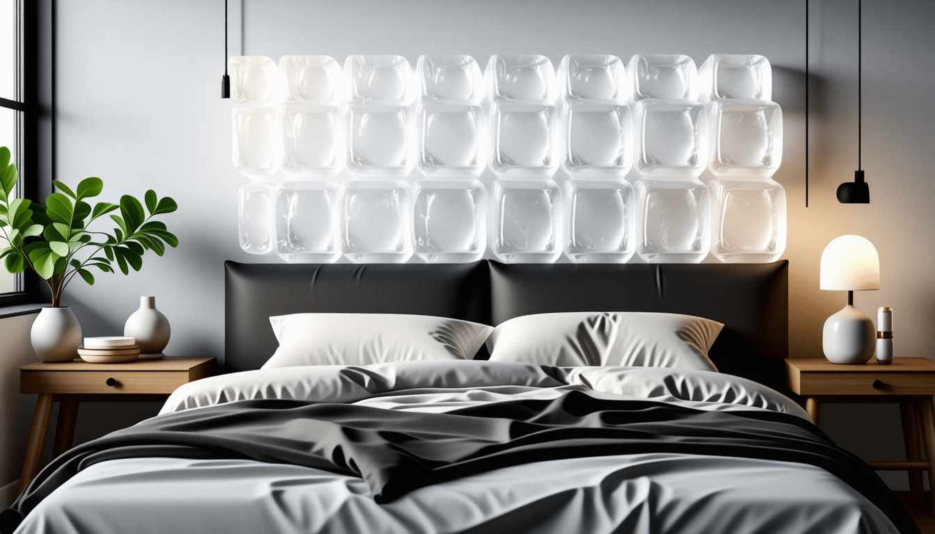 découvrez comment fabriquer une tête de lit originale en glaçons pour apporter une touche scandinave et rafraîchissante à votre chambre. suivez nos conseils diy pour une décoration unique!